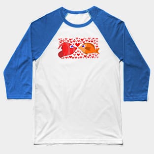 Love Fish Baseball T-Shirt